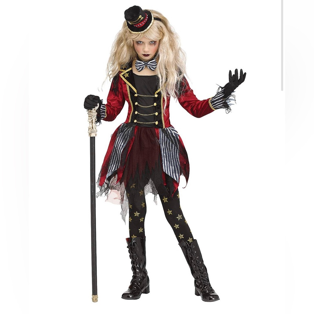 Halloween Circus Ring Master Girls Costume Small 6/7